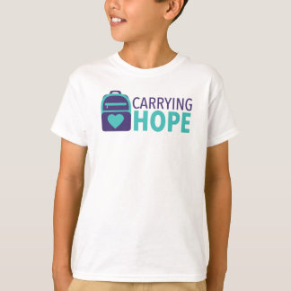 Camiseta básica de los niños de la esperanza que