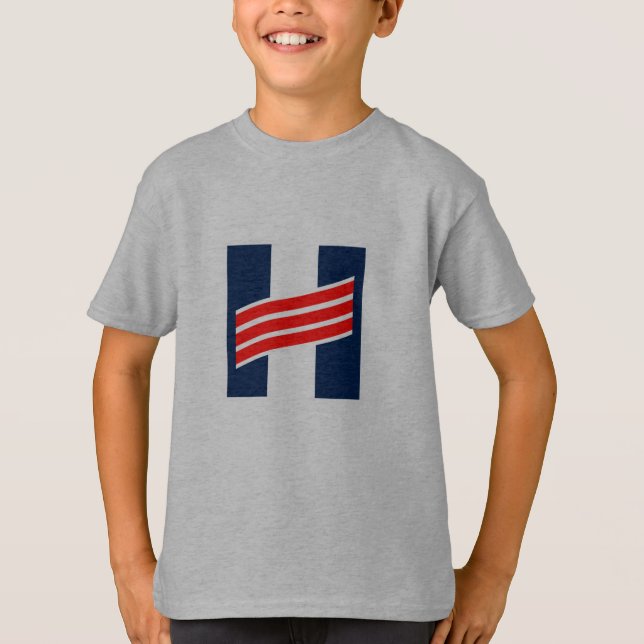 Camiseta básica de los niños H (Anverso)