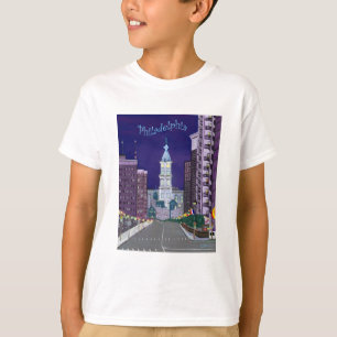 Camiseta básica de los niños illuminados de la