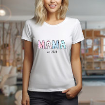 Camiseta básica de Mama est Womens