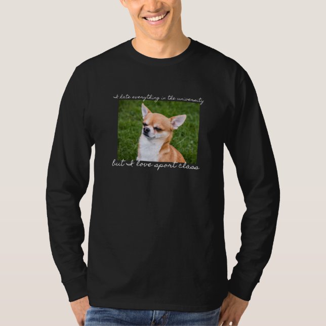 Camiseta básica de manga larga (Anverso)