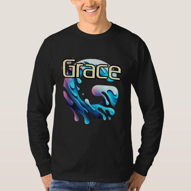 Camiseta básica de manga larga (Anverso)