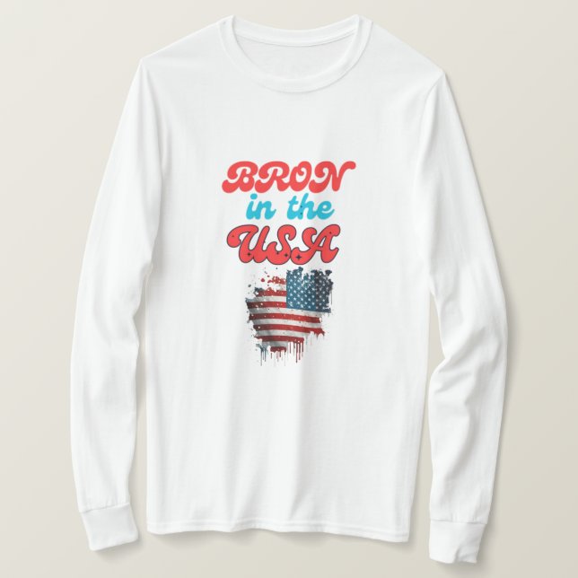 Camiseta básica de manga larga (Anverso del diseño)