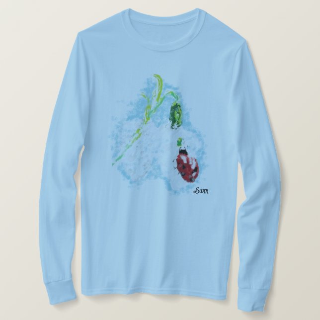 Camiseta básica de manga larga (Anverso del diseño)