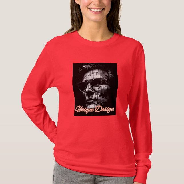 Camiseta básica de manga larga (Anverso)