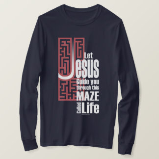 Camiseta básica de manga larga de Jesus Maze