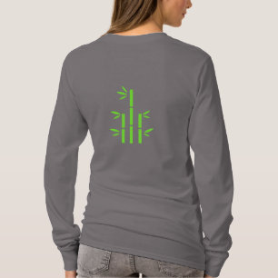 Camiseta básica de manga larga (gris humo vívido)