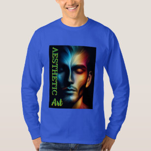 Camiseta básica de manga larga para hombre