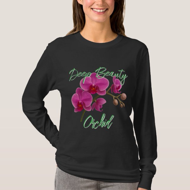 Camiseta básica de manga larga para mujer (Anverso)
