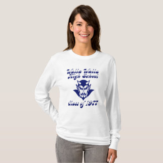 Camiseta básica de manga larga para mujer