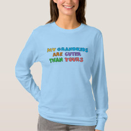 Camiseta básica de manga larga para mujeres con ni