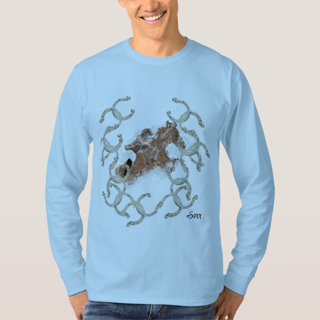 Camiseta básica de manga larga: reacción en cadena (Anverso)