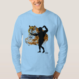 Camiseta básica de manga larga :  Tigres dentro