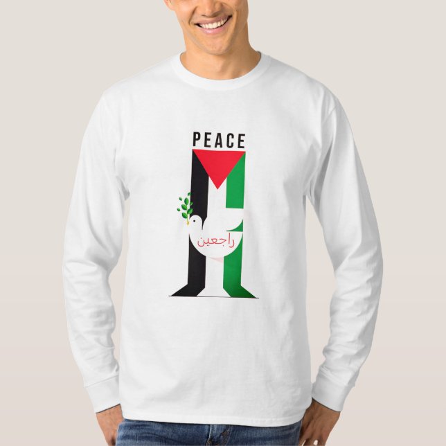 Camiseta básica de manga larga “Volveremos” (Anverso)