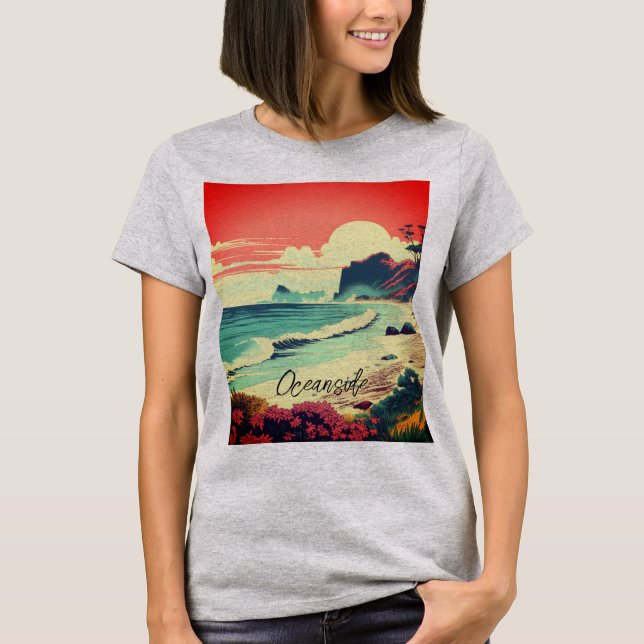 Camiseta básica de mujer (Anverso)