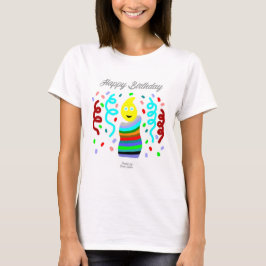 Camiseta básica de mujer con felicitaciones de vel