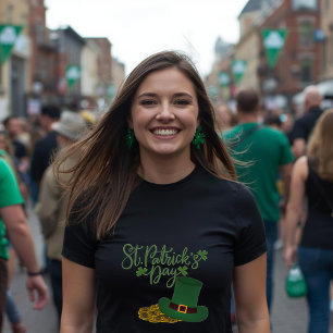 Camiseta básica de mujer del día de San Patricio