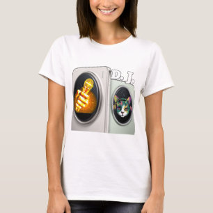 Camiseta básica de mujer – Diseño digital colorido