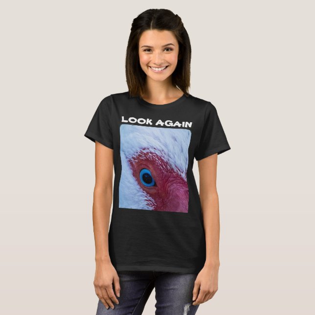 Camiseta básica de mujer Look Again (Anverso completo)