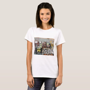 Camiseta básica de mujer Mah coza, Graffiti,España