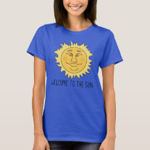 Camiseta básica de mujer Welcome Sun