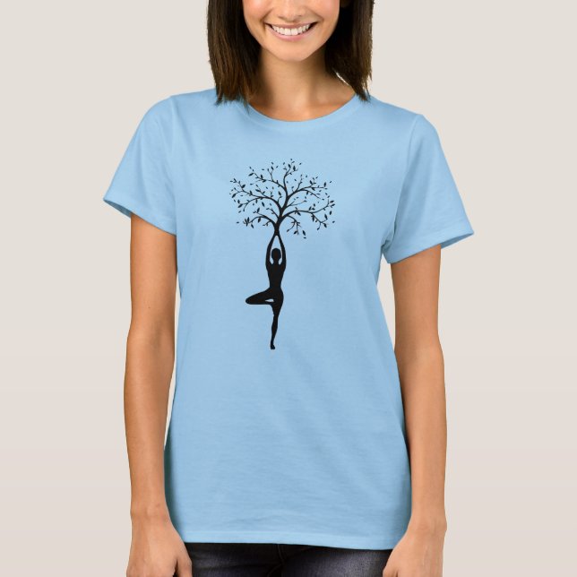 Camiseta básica de mujer | Yoga Tree (Anverso)
