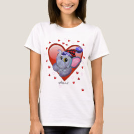 Camiseta básica de mujeres de San Valentín