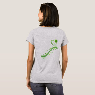 Camiseta básica de mujeres irlandesas de amor