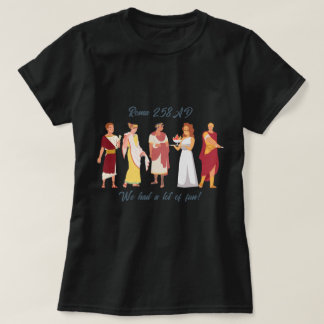 Camiseta básica de mujeres romaníes de 258 años