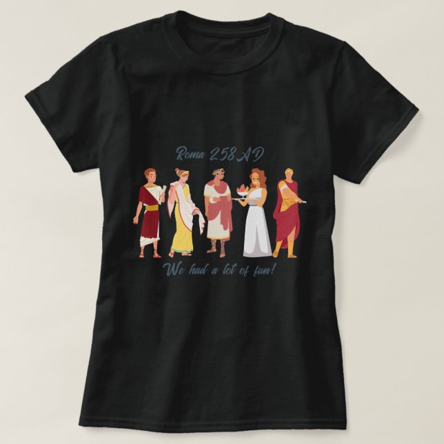 Camiseta básica de mujeres romaníes de 258 años (Diseño del anverso)