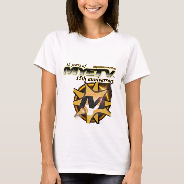 Camiseta básica de MYETV multicolor - 15 años (Anverso)