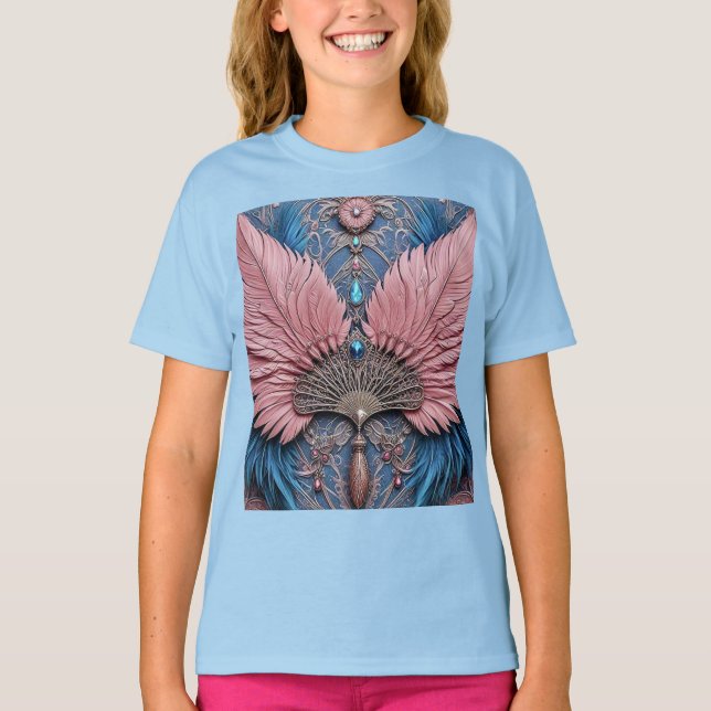 Camiseta básica de niña (Anverso)