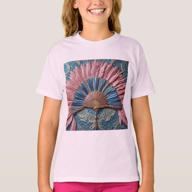 Camiseta básica de niña (Anverso)