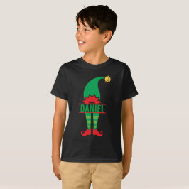 Camiseta básica de niños elfos monogramados
