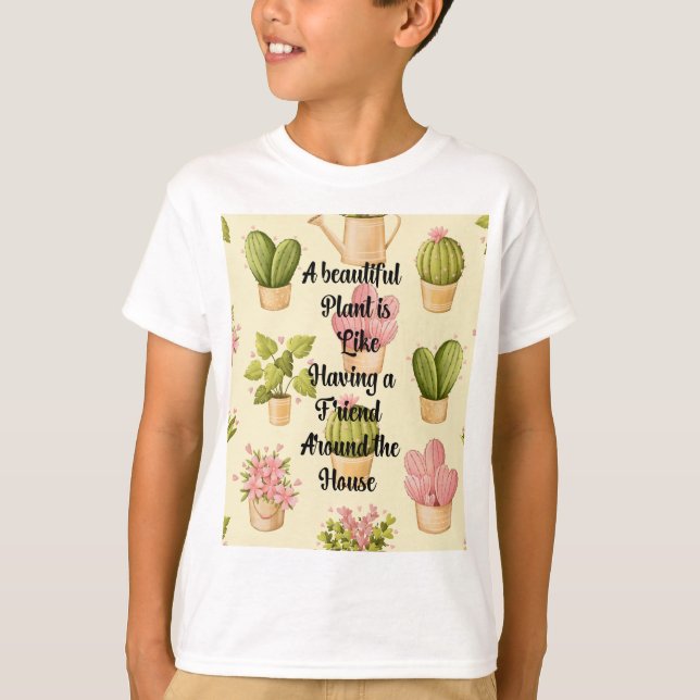 Camiseta básica de niños personalizados con "una b (Anverso)