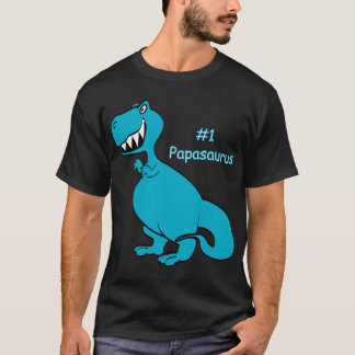 Camiseta básica de Papasaur - oscuridad