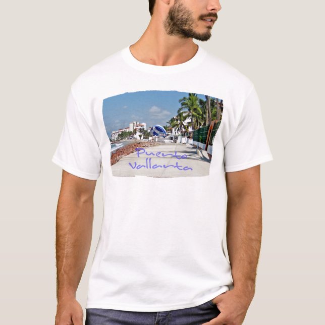 Camiseta básica de Puerto Vallarta (Anverso)