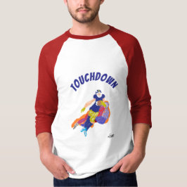 Camiseta básica de raglán con manga 3/4: Touchdown