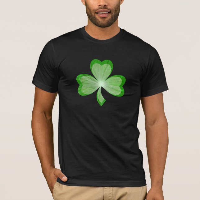 Camiseta básica de ropa estadounidense de Shamrock (Anverso)
