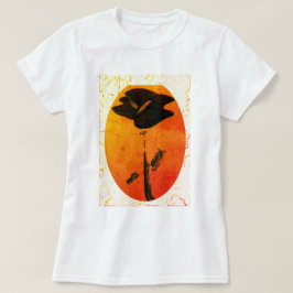 Camiseta básica de Rosa azul para mujeres
