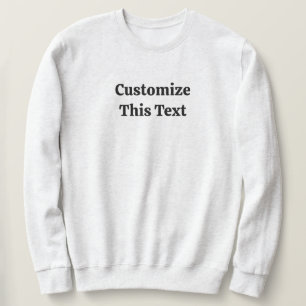 Camiseta básica de sudadera con este texto para ho