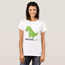 Camiseta básica de "T-Rex" de las mujeres
