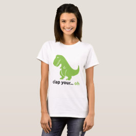 Camiseta básica de "T-Rex" de las mujeres