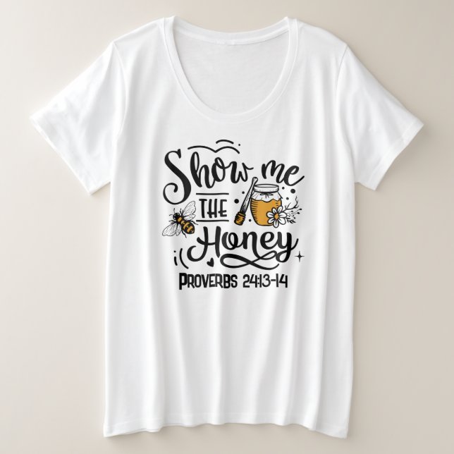 Camiseta básica de tamaño superior (Anverso del diseño)