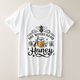 Camiseta básica de tamaño superior