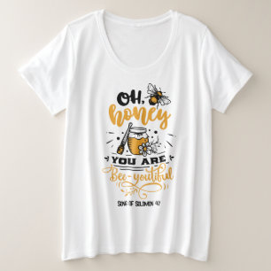 Camiseta básica de tamaño superior