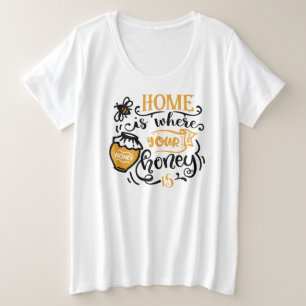 Camiseta básica de tamaño superior