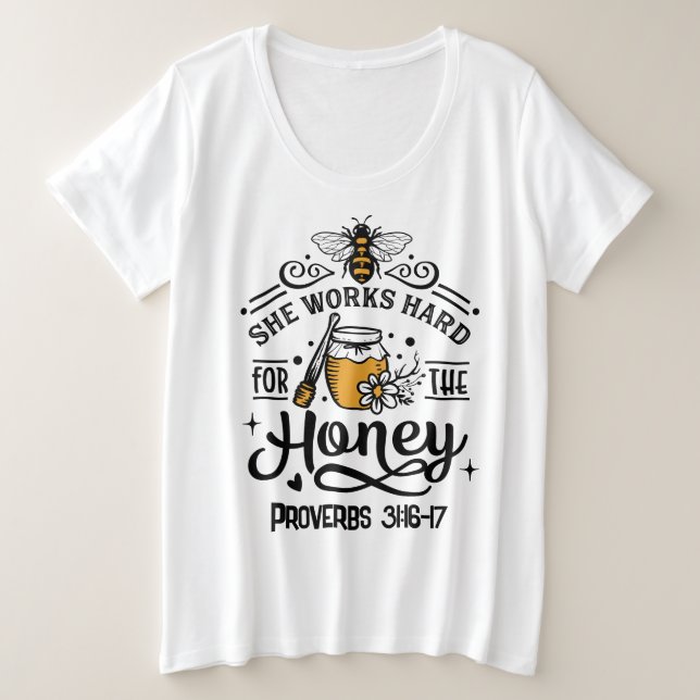 Camiseta básica de tamaño superior (Anverso del diseño)