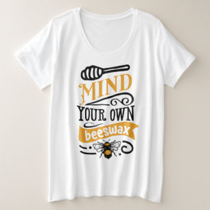 Camiseta básica de tamaño superior