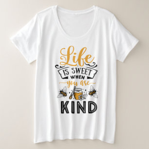 Camiseta básica de tamaño superior